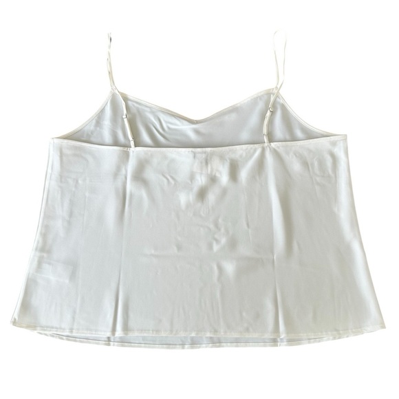 NEW J. CREW Factory Cream Shiny Camisole Shell Cami Size XXL - Picture 4 of 7